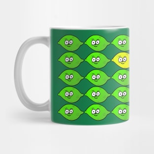 Lemon Lime Doodle Mug